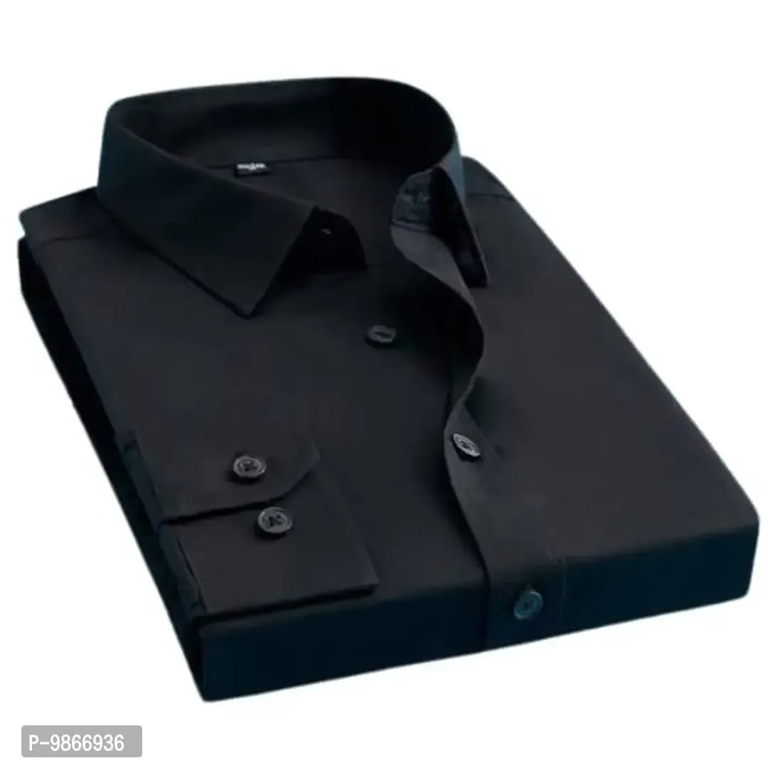 Sky Global Men's Regular Fit Plain Formal Shirt